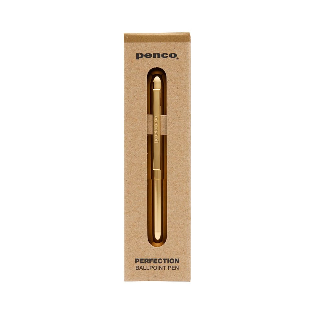 Perfection Brass Ballpoint Pen / Gold