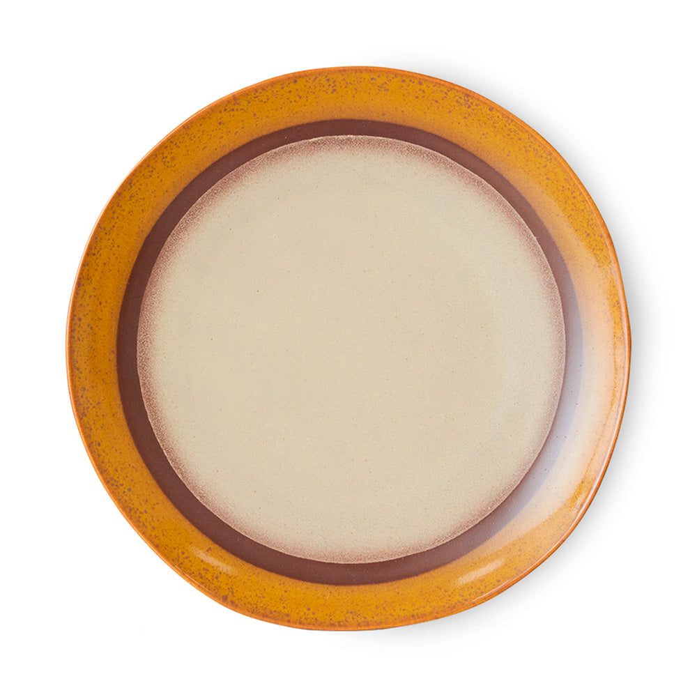70s Ceramics: Dinner Plate - Coconut