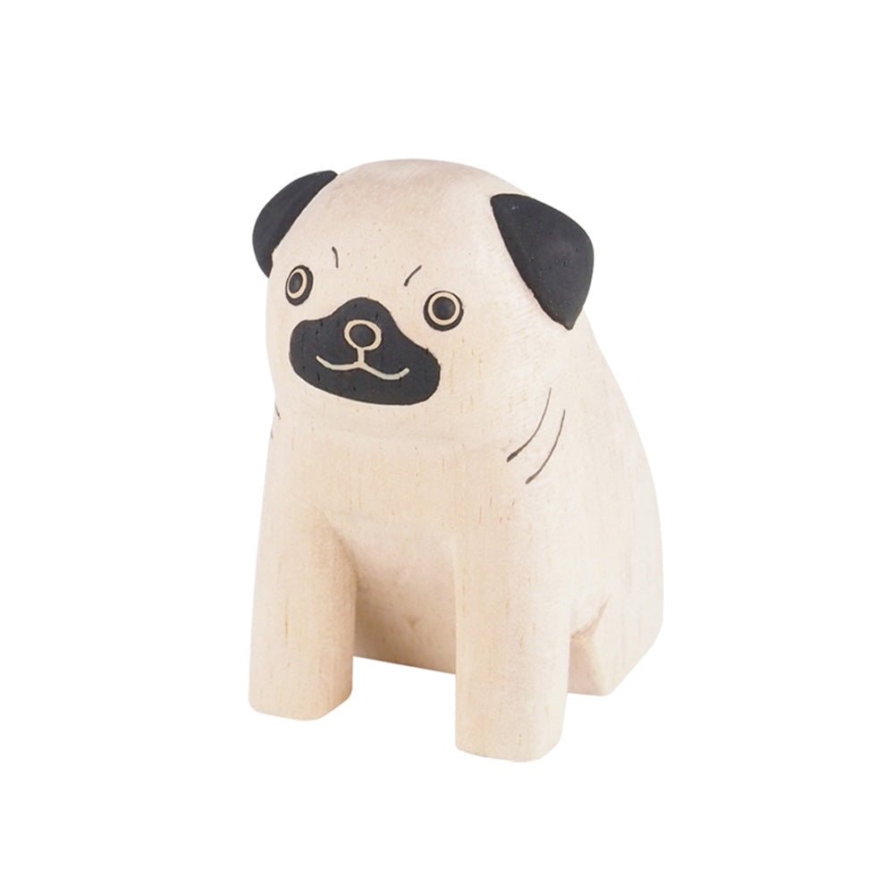Pole Pole Wooden Animal Pug