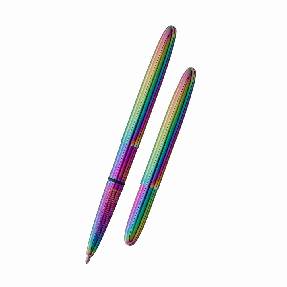 Stylo Bullet en titane arc-en-ciel