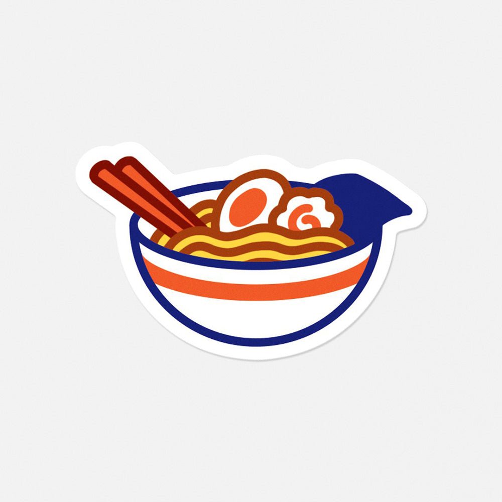 Autocollant pour bol de ramen