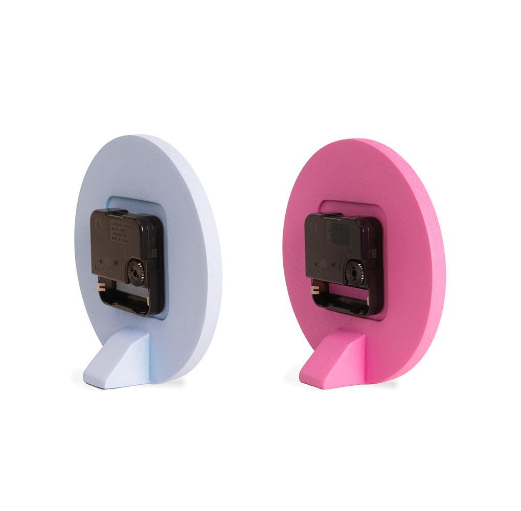 Montre ronde rose brut