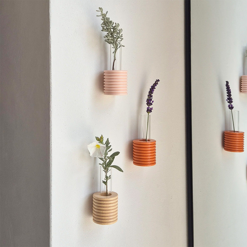 Jarrón de pared Ribble - Celeste