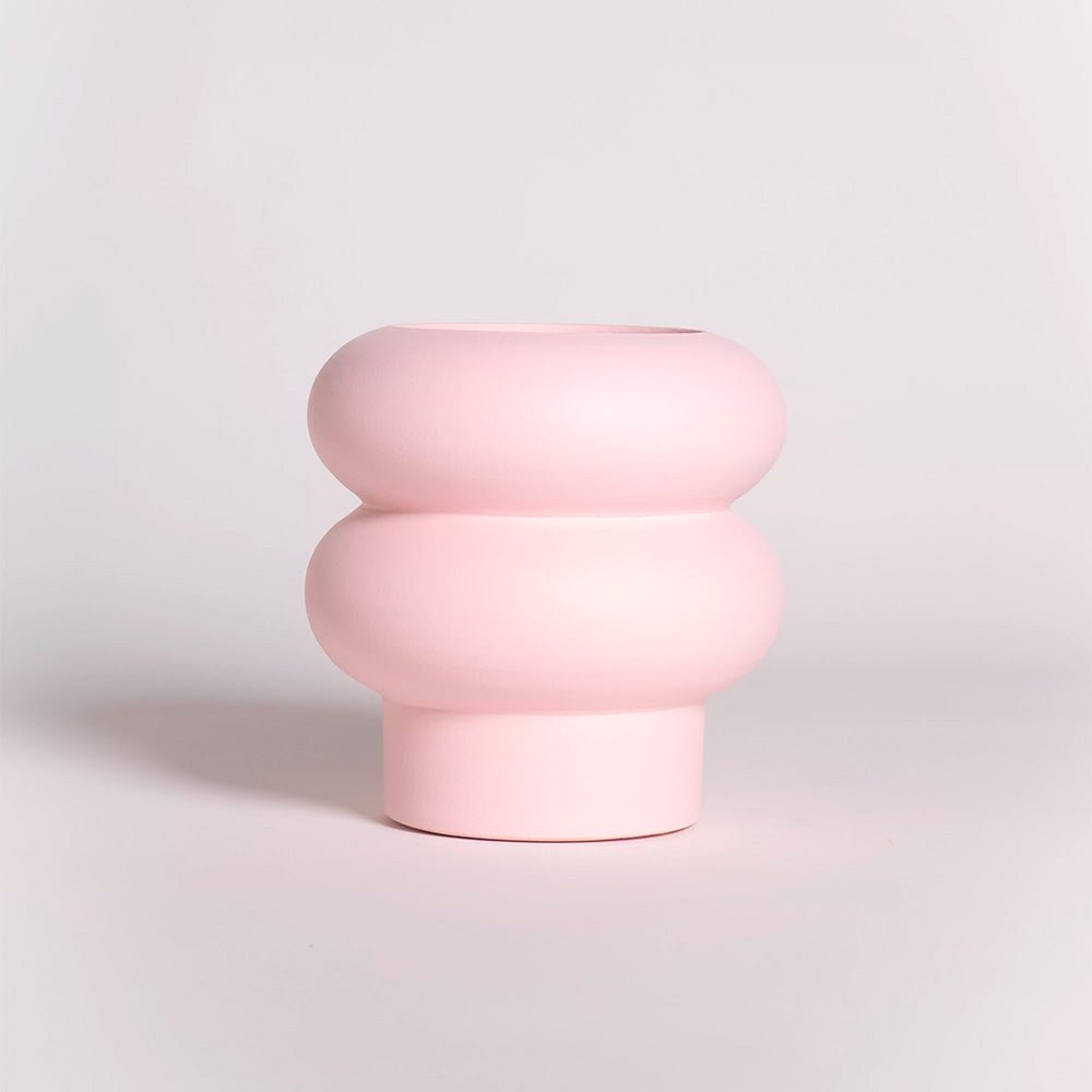 Ripple Small Pink Vase