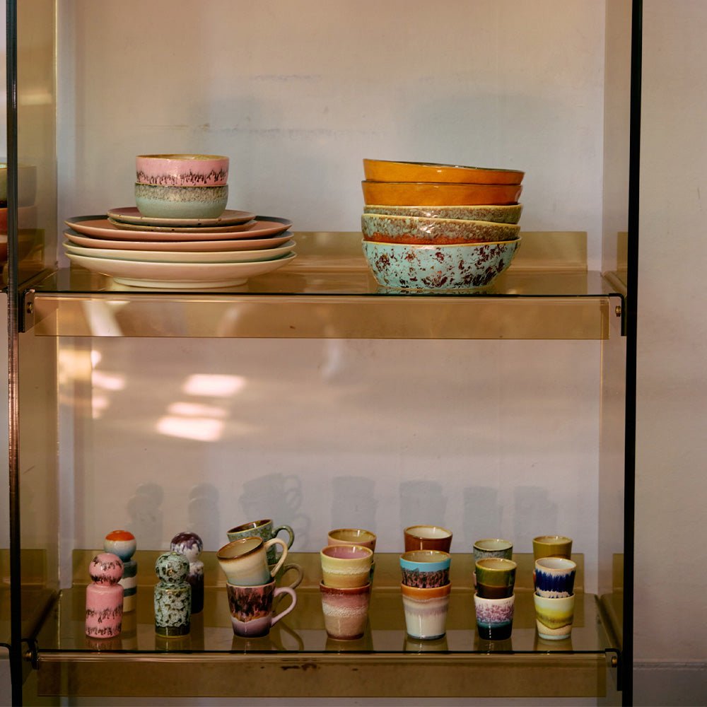 70s Ceramics: Ristretto Mugs - Futurism (set de 4)