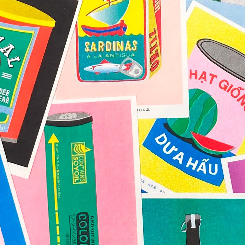 Lata Sardinas Risografía