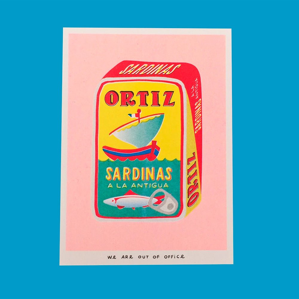 Lata Sardinas Risografía