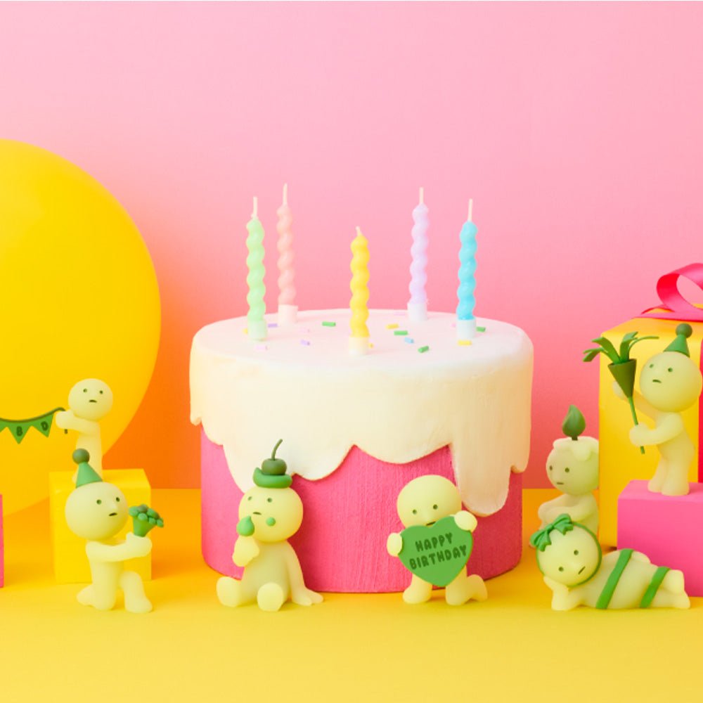 Smiski Brilla en la Oscuridad Serie Birthday