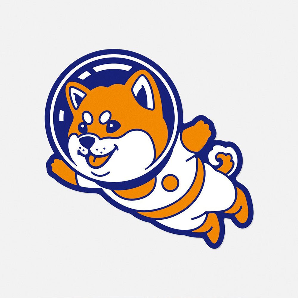 Pegatina «Space Shiba»