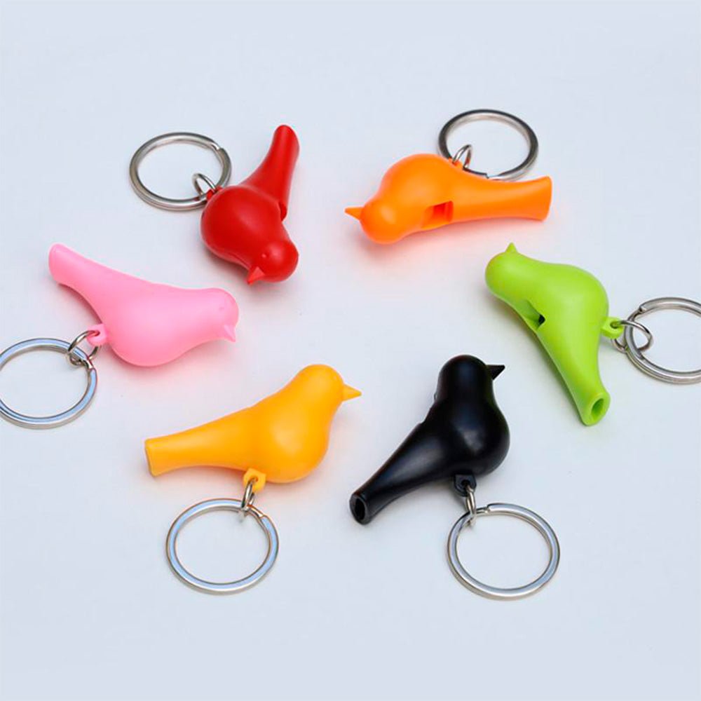 Sparrow Keyring White - Green