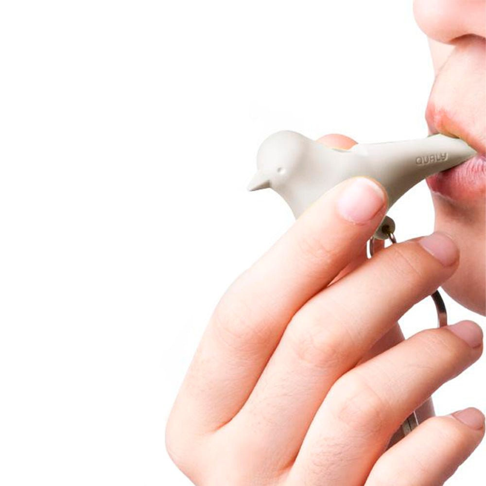Duo Sparrow Keyring White - White White