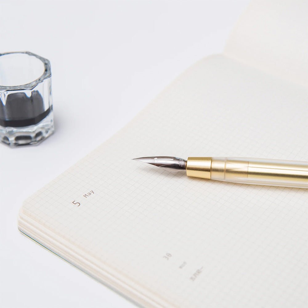 Glamour Evolve Elemental Dip Pen Brass Gold