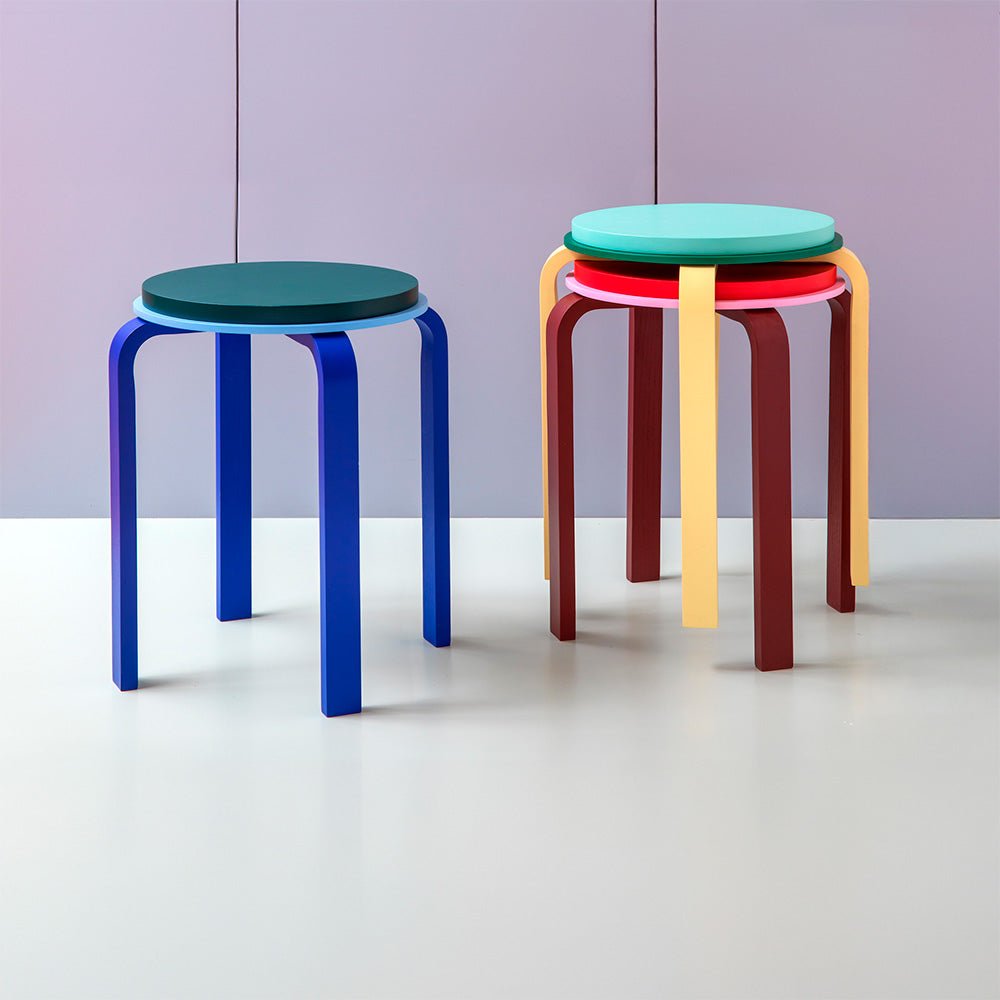 Tabouret Max Blue