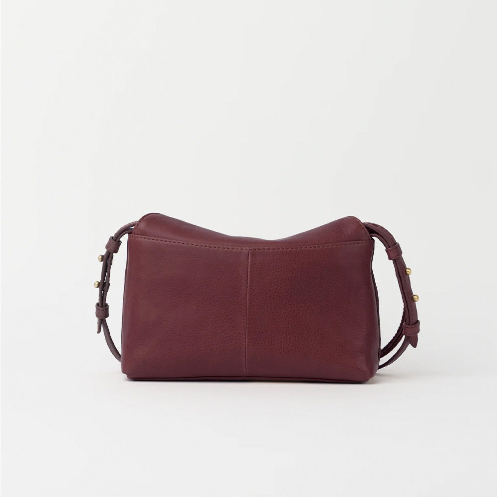 Bolso Sienna Mini Soft Grain Leather Dark Cherry