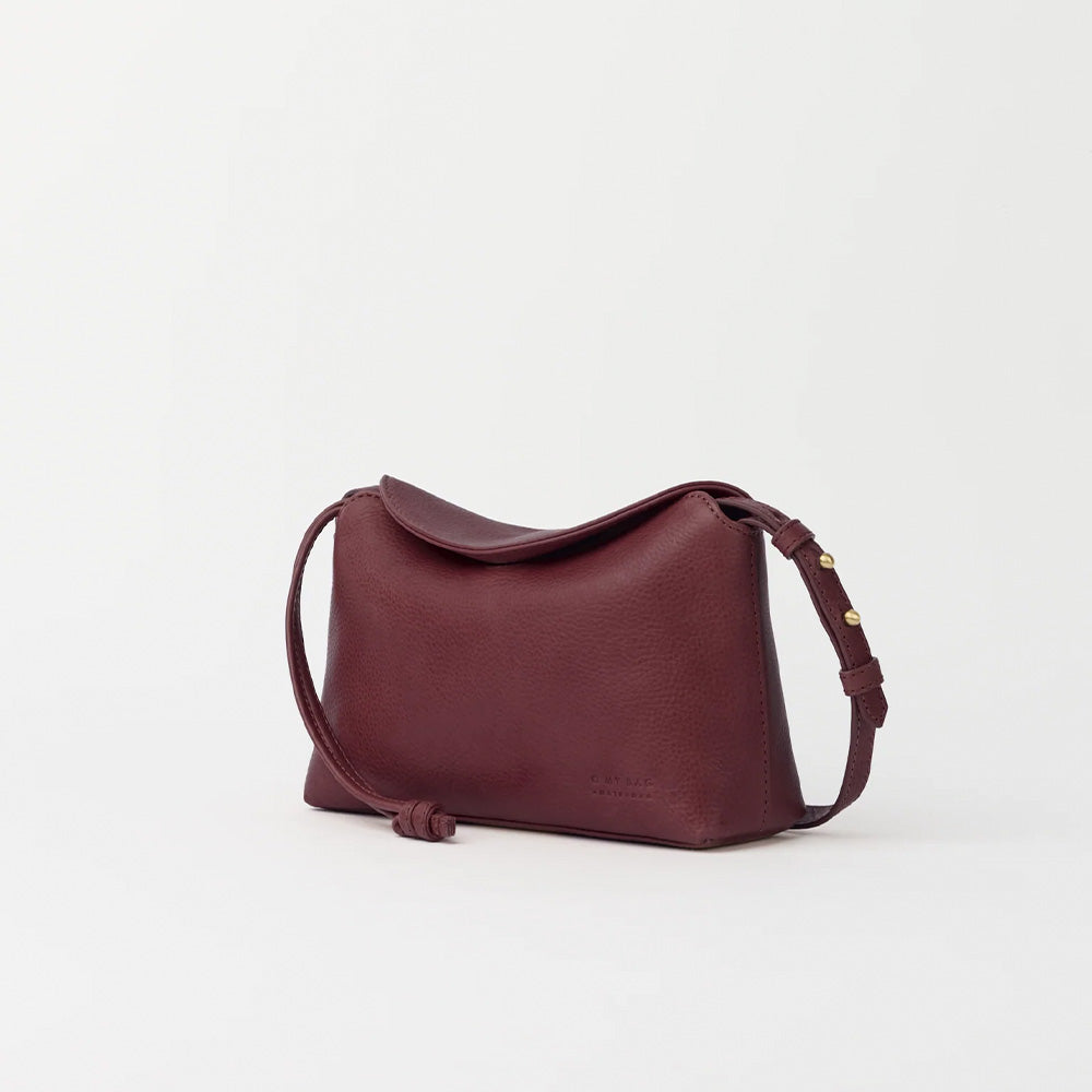 Bolso Sienna Mini Soft Grain Leather Dark Cherry