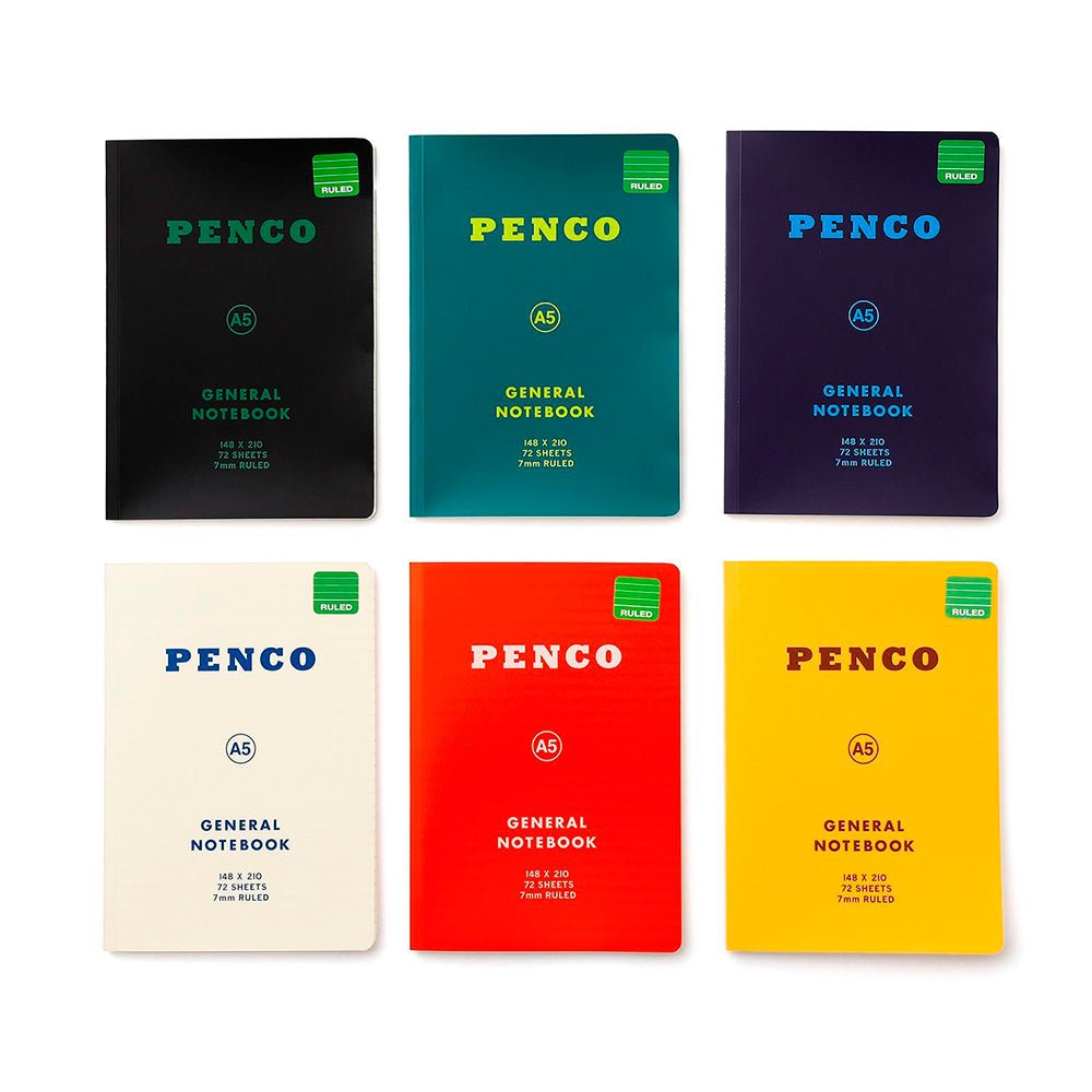 Cuaderno Soft PP A5 Líneas Azul Marino