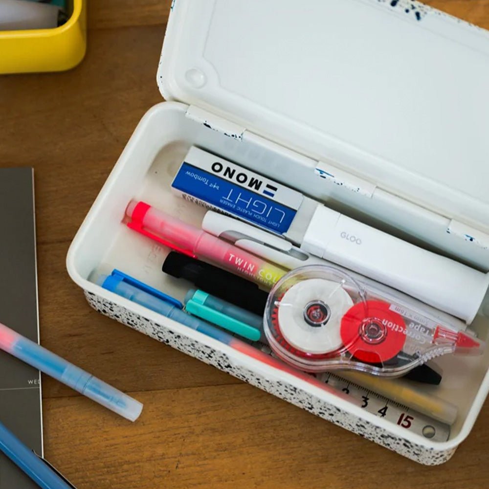 Boîte à outils blanche indigo T-190