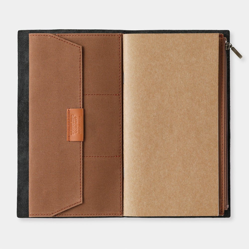 TF Housse de rechange en coton avec fermeture éclair café - Taille standard