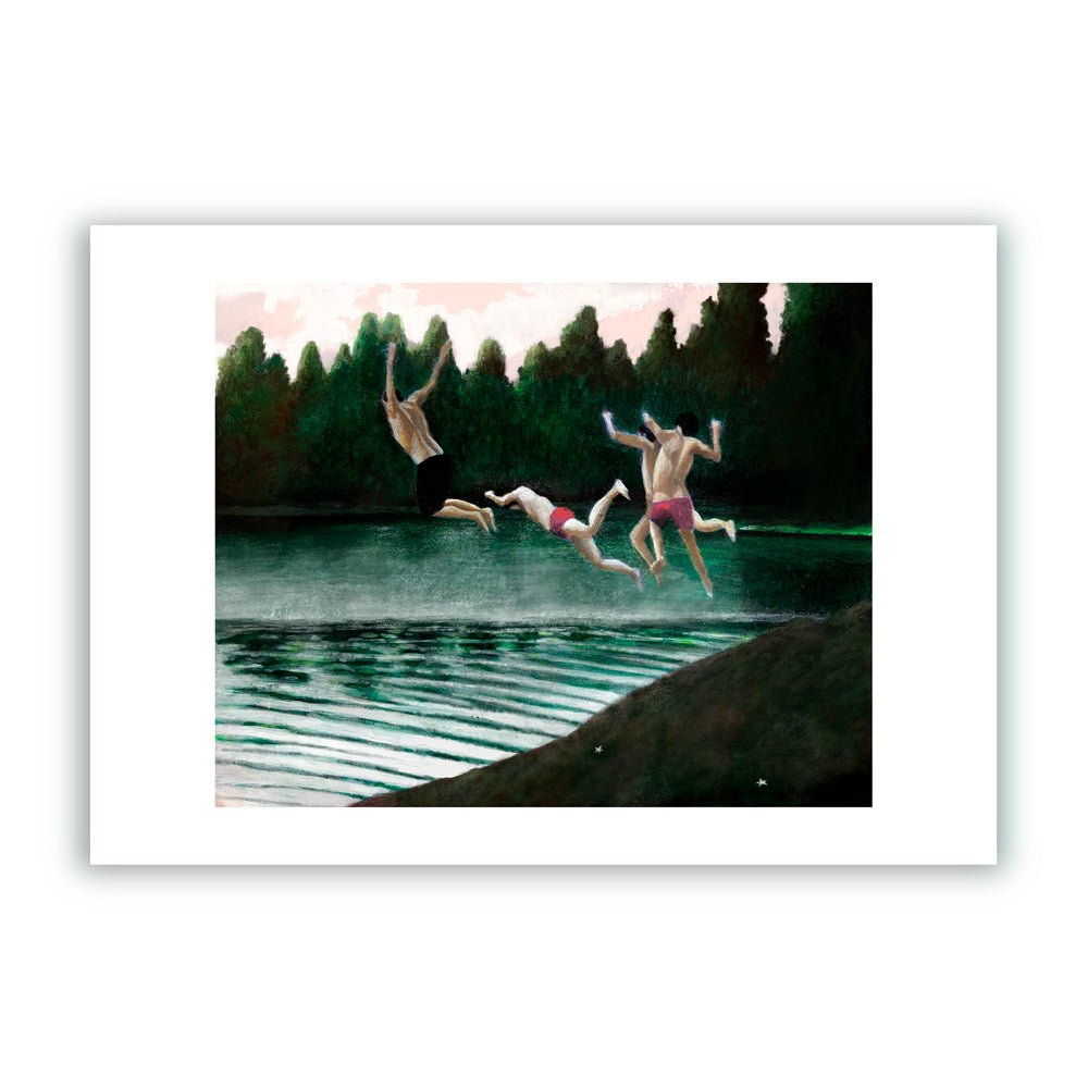 The Dive Giclée Print A4