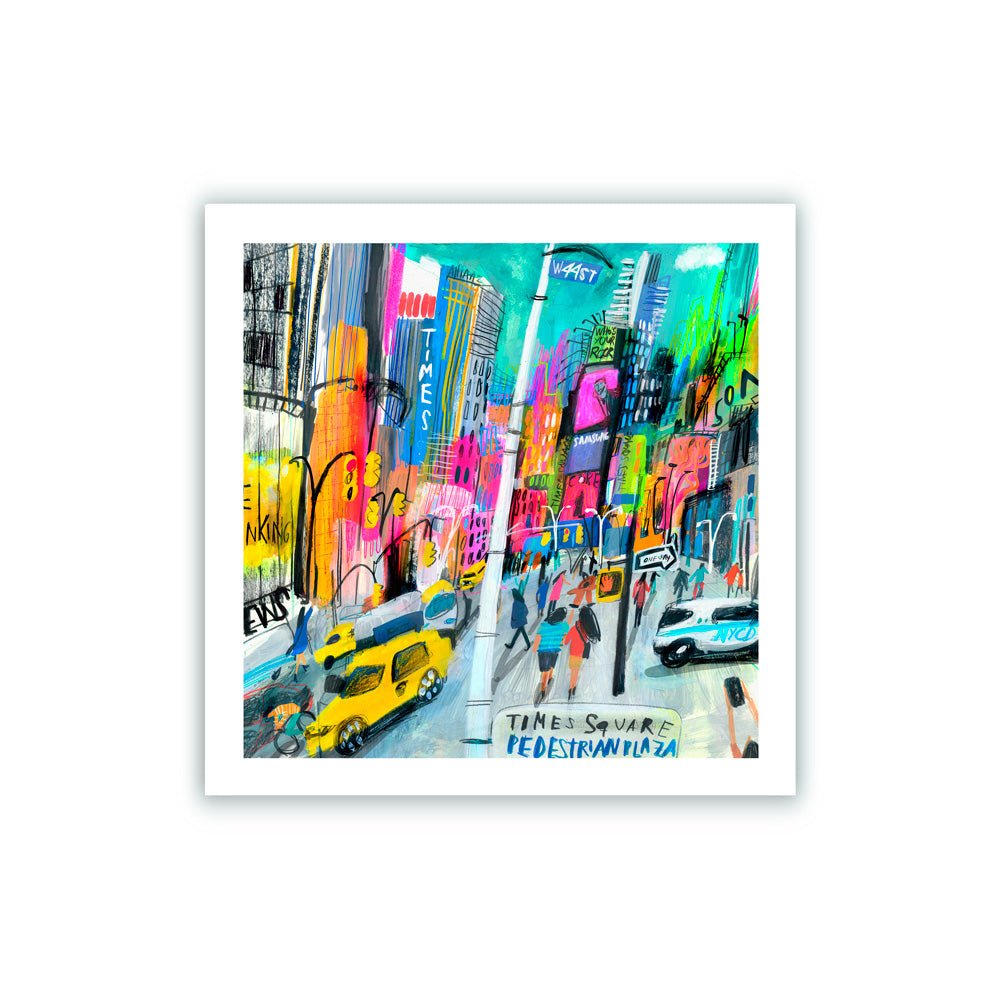 Times Square Giclée Print 22x22