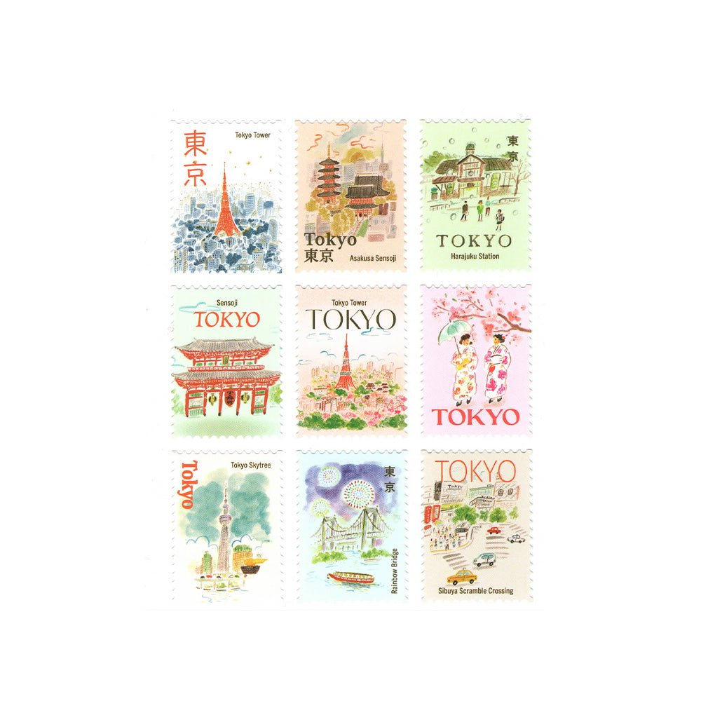 Poststamp Stickers L'après-midi // Tokyo 1