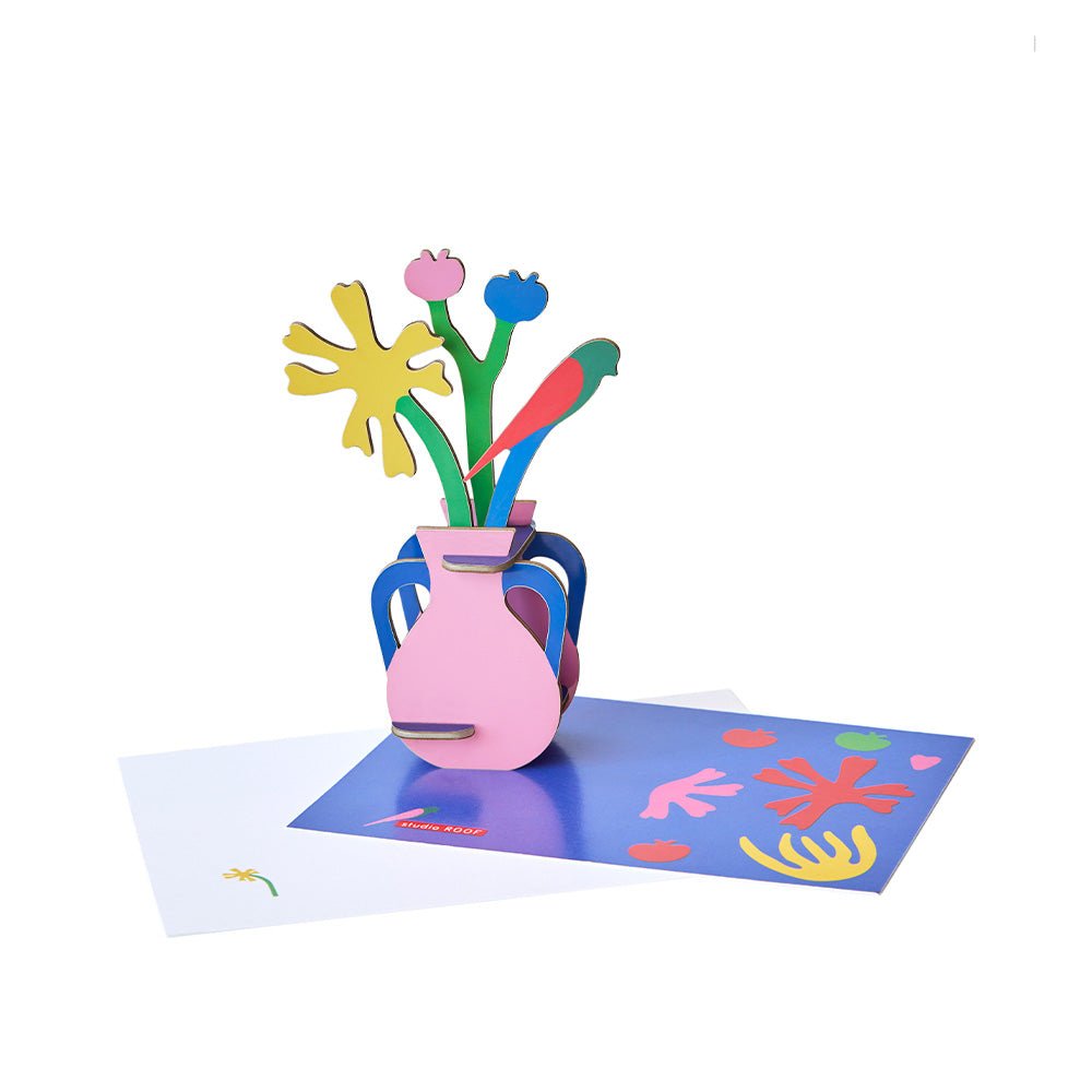 Pop Out Card - Matisse Paper Bloom