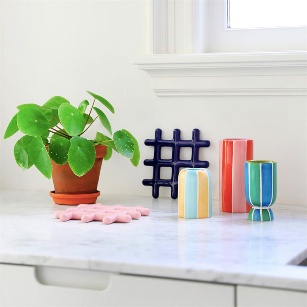 Trivet Grid Pink