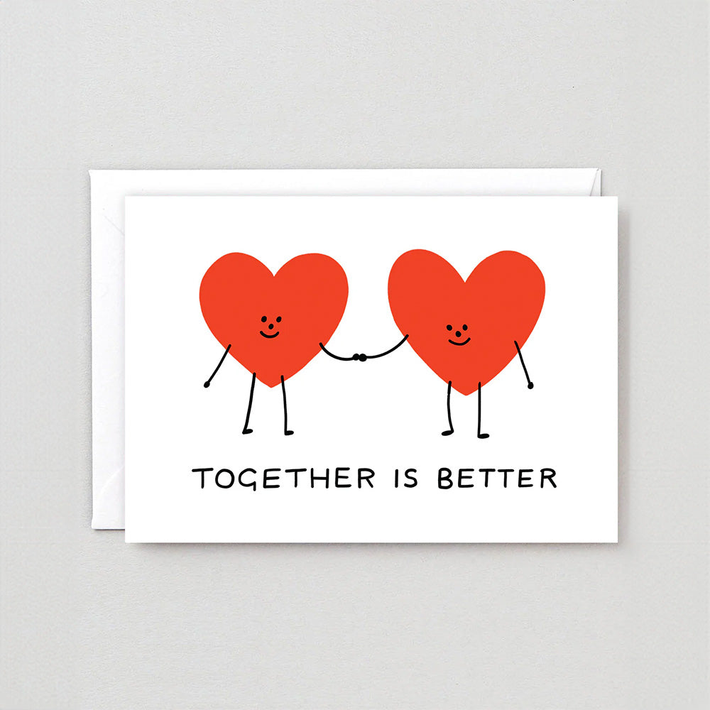 Tarjeta de Felicitaciones Together is Better