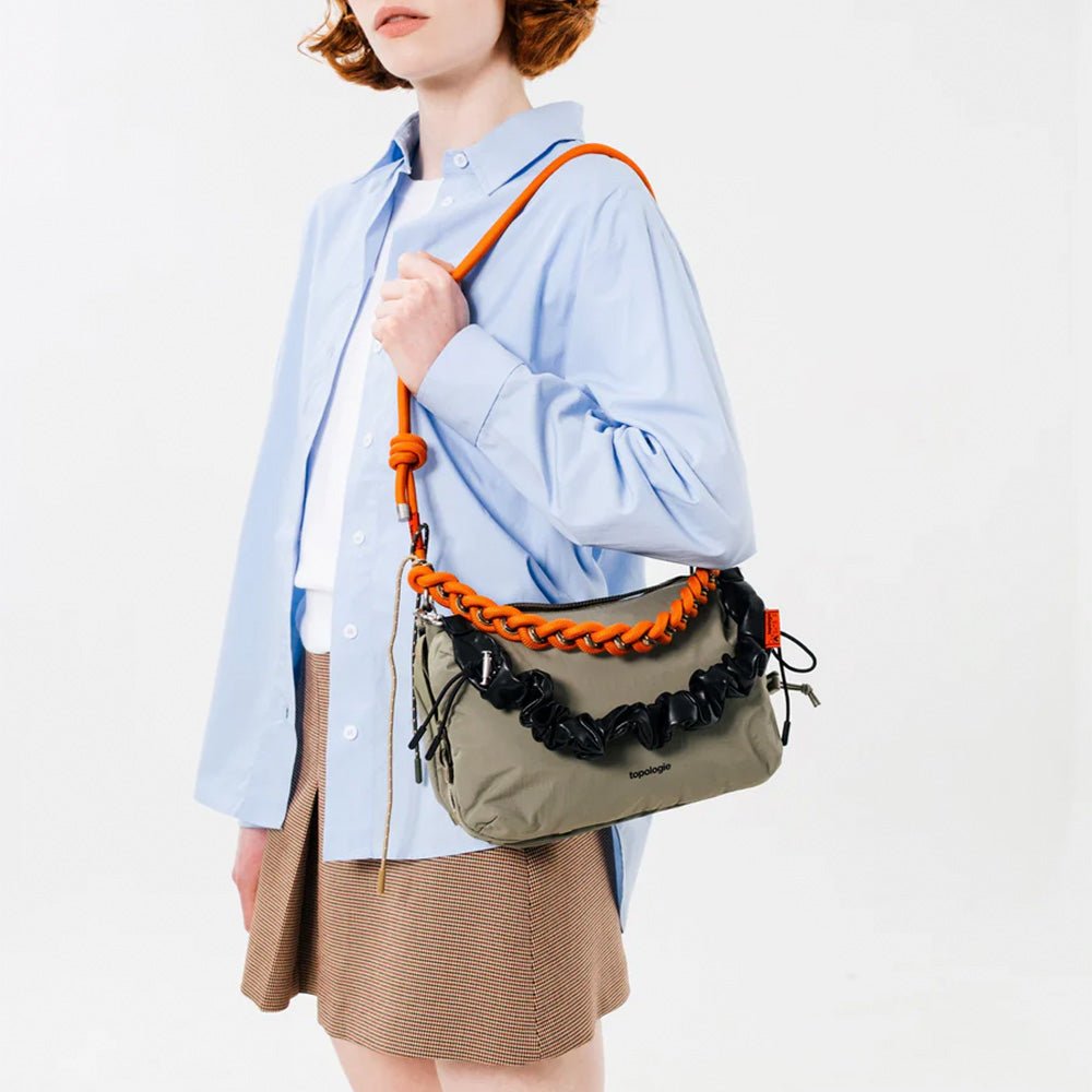 Dragonne élastique en satin noir