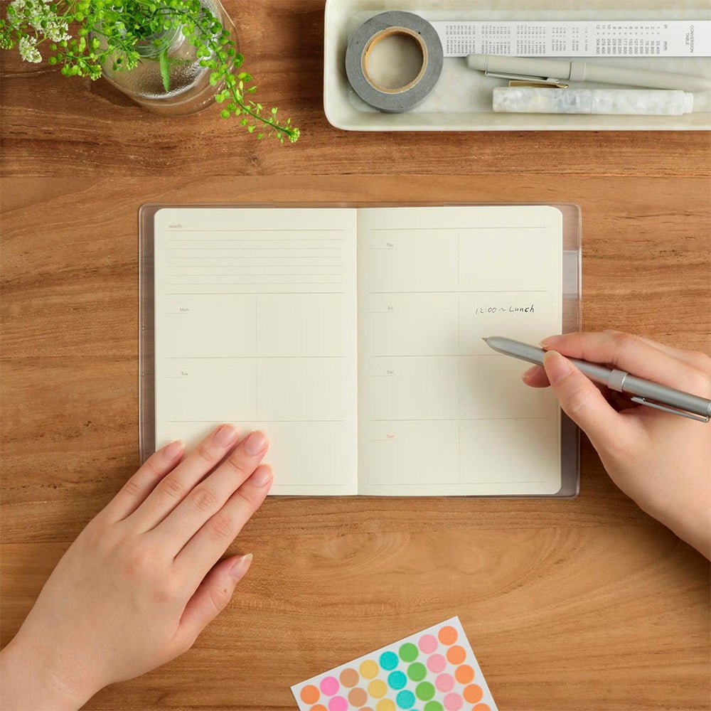 Agenda Non Daté Tiller A6 Blanc