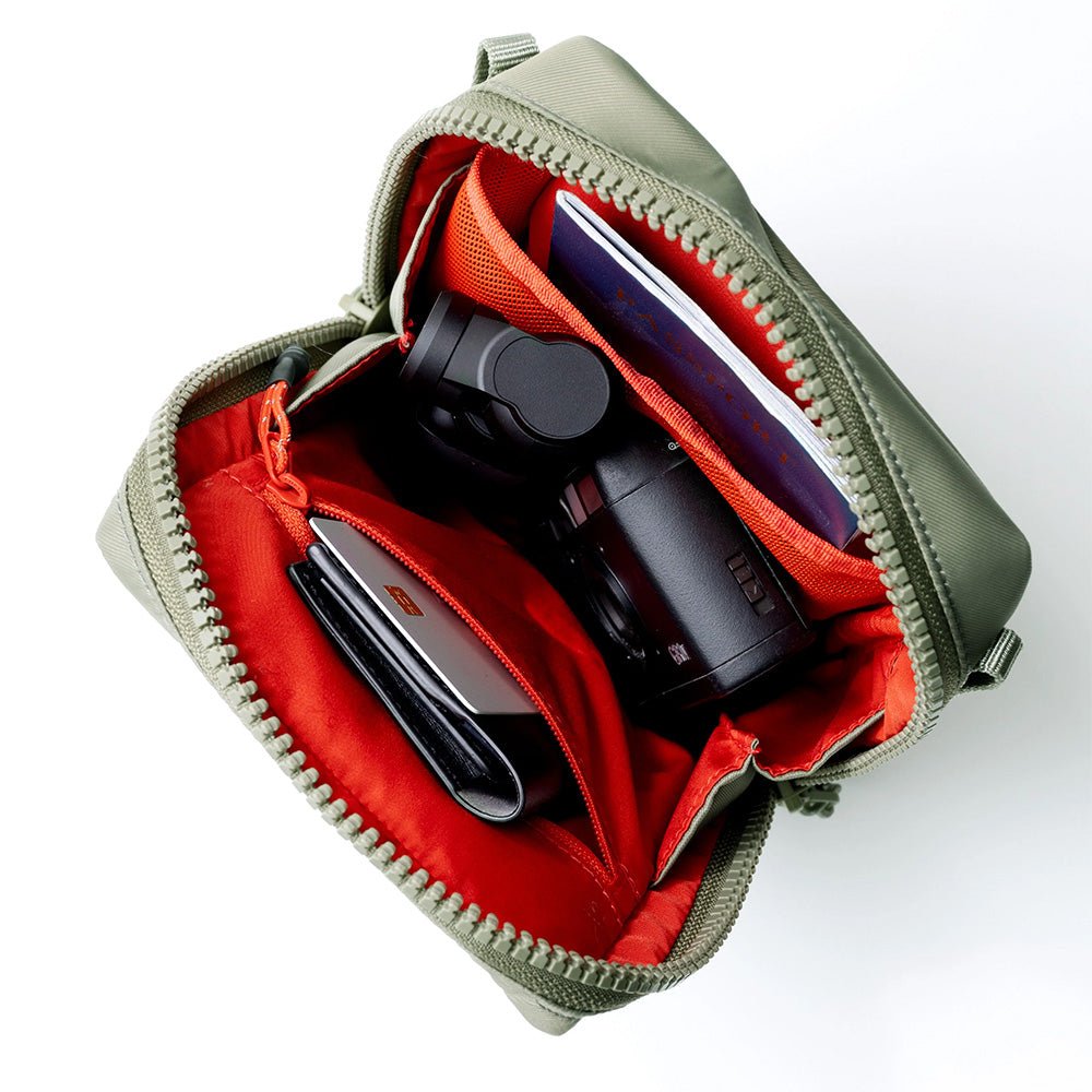 Utility Sacoche Black Tech Sateen