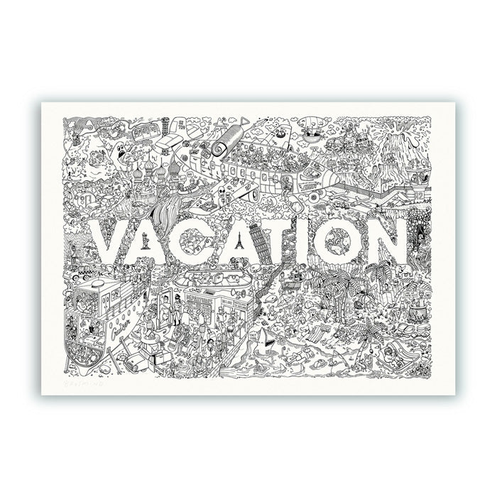 Vacaciones Impresión Giclée 70x50