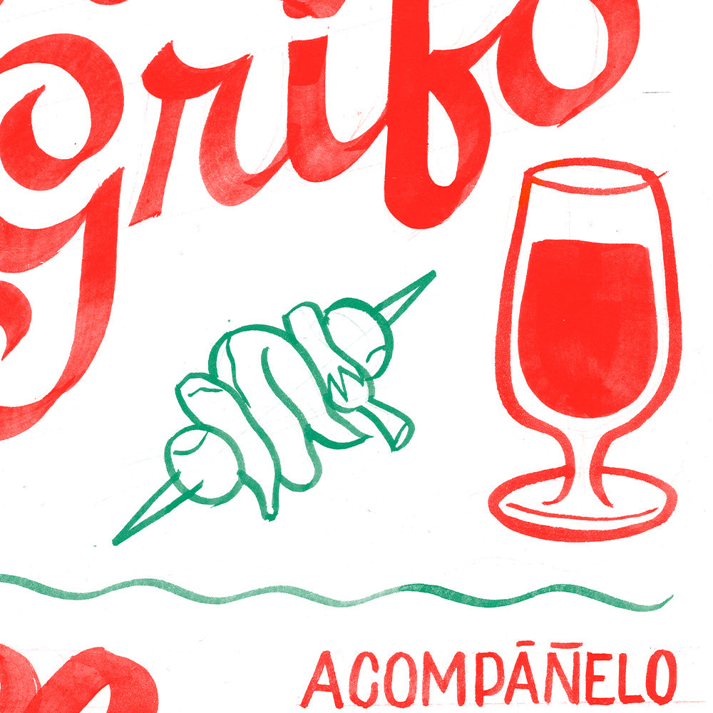 Vermú de Grifo Impresión Giclée