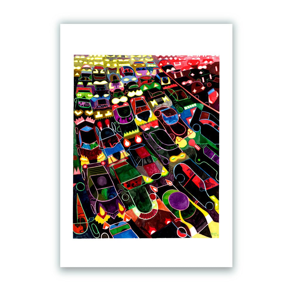 Voitures Impresión Giclée