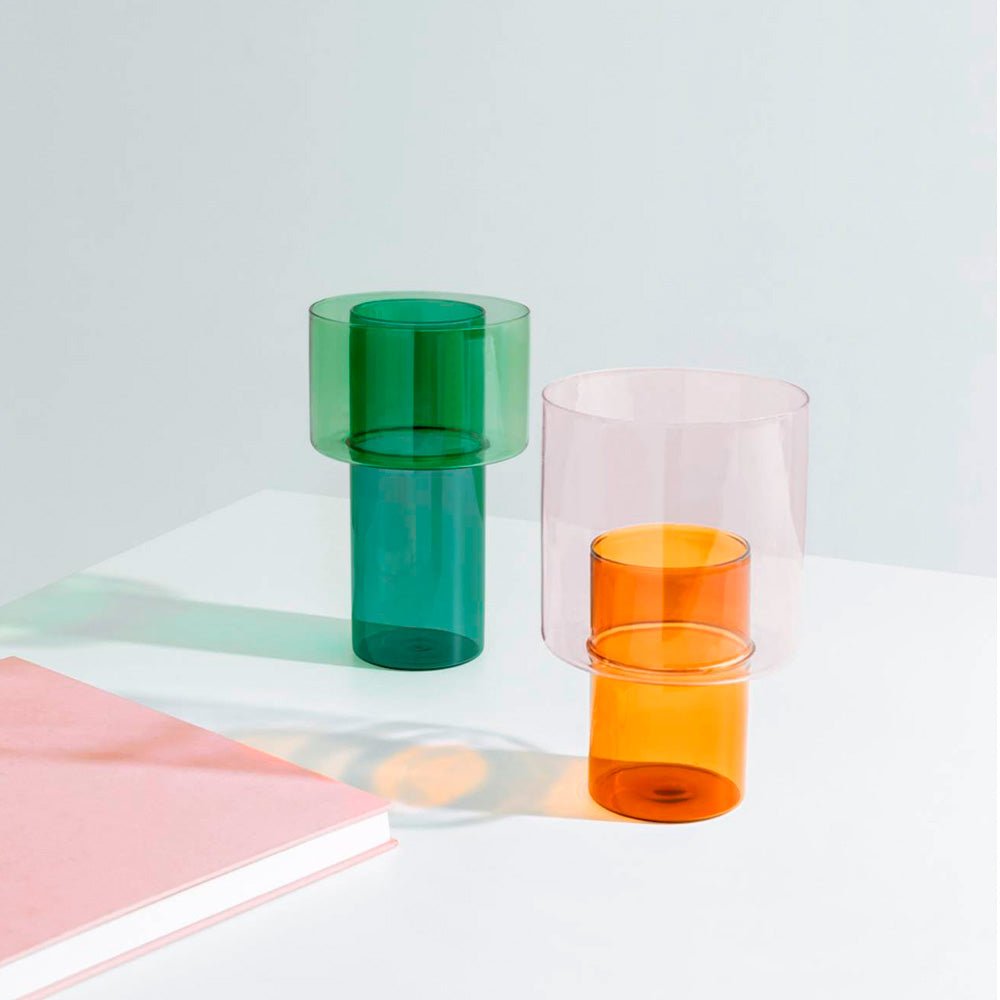 Vase Boréale B Ambre-Rose 60 cl