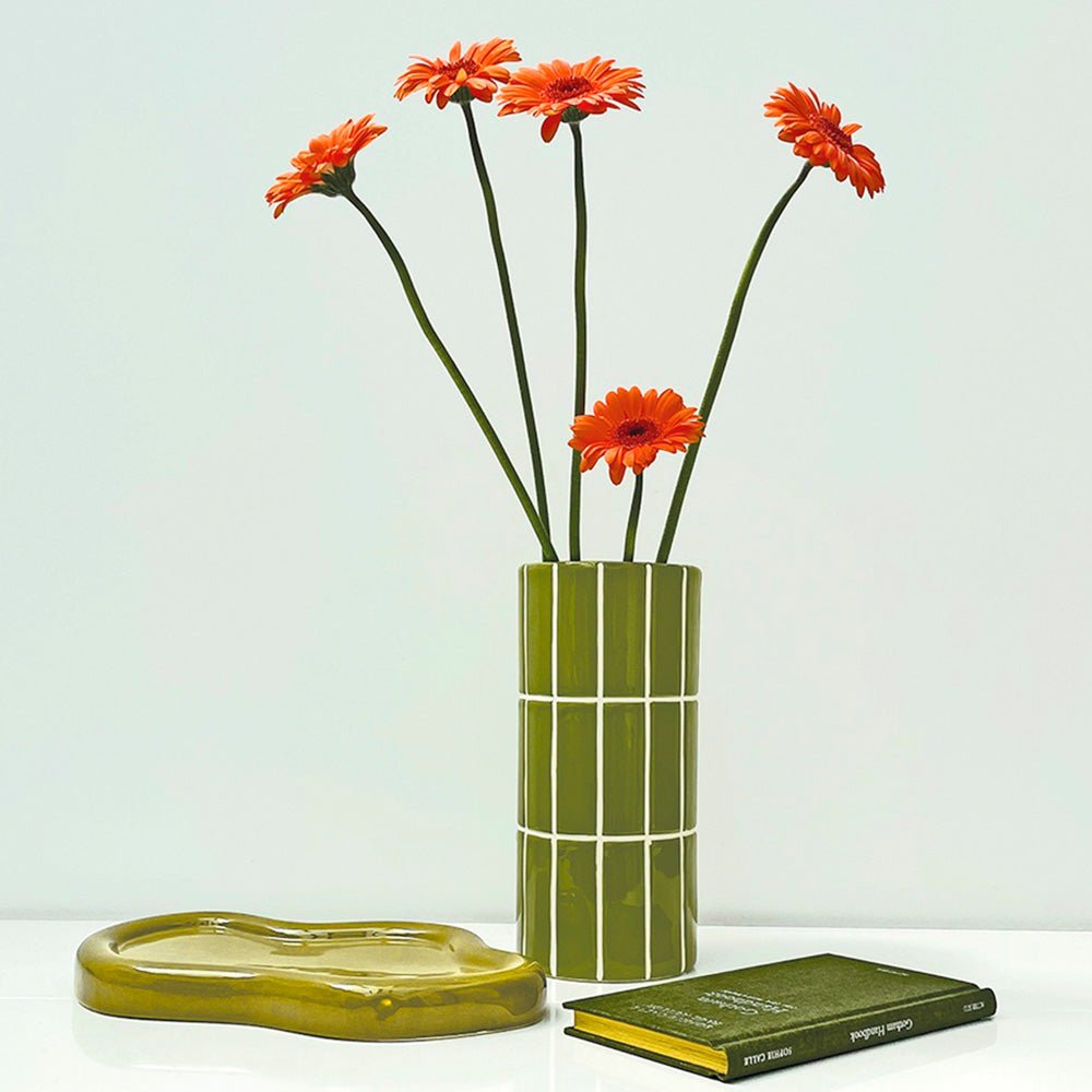 Vase Carrelage Khaki
