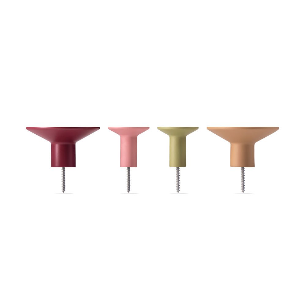 Set Colgadores de Pared Fuchsia (4 piezas)