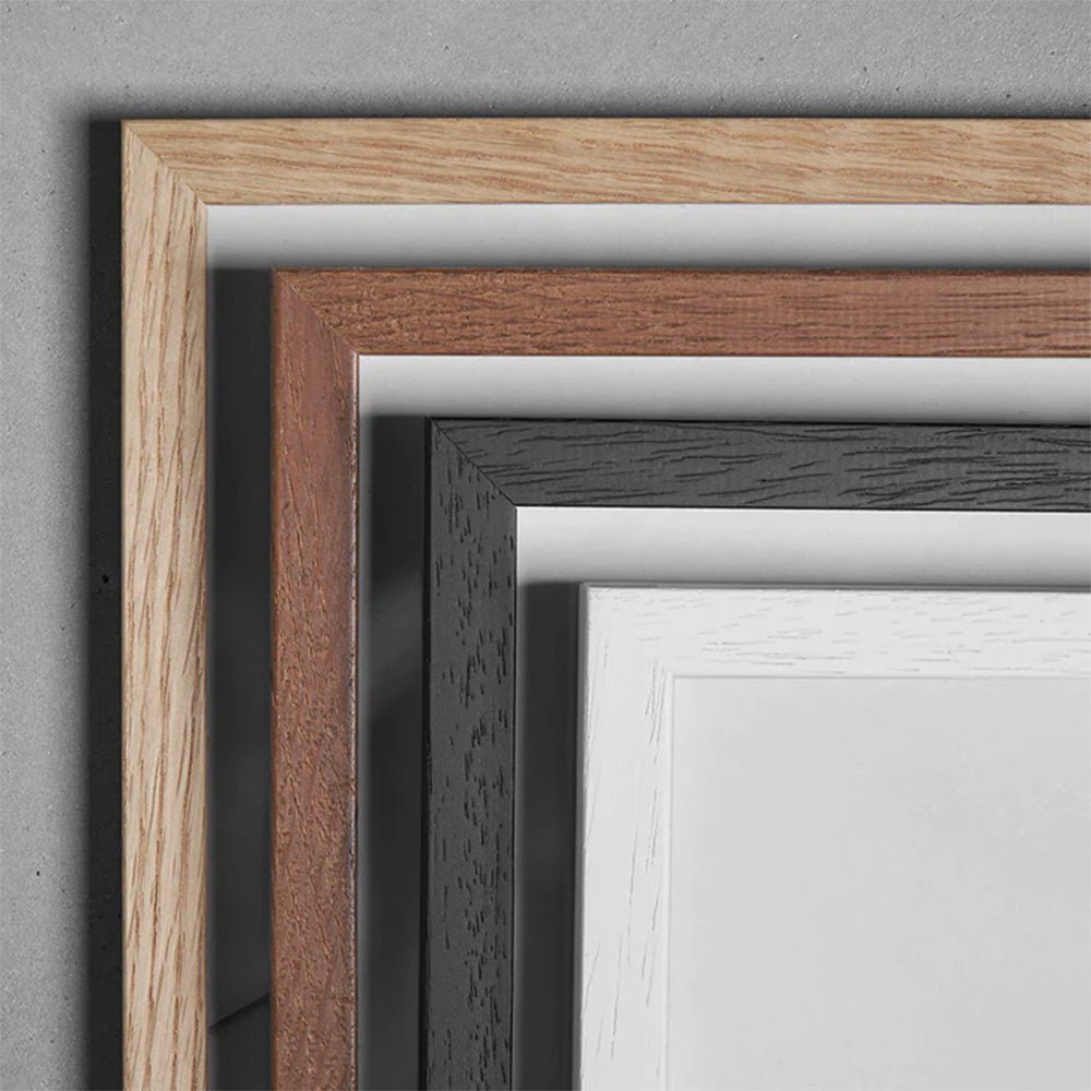 Wooden Frame 50x50 Glass Oak