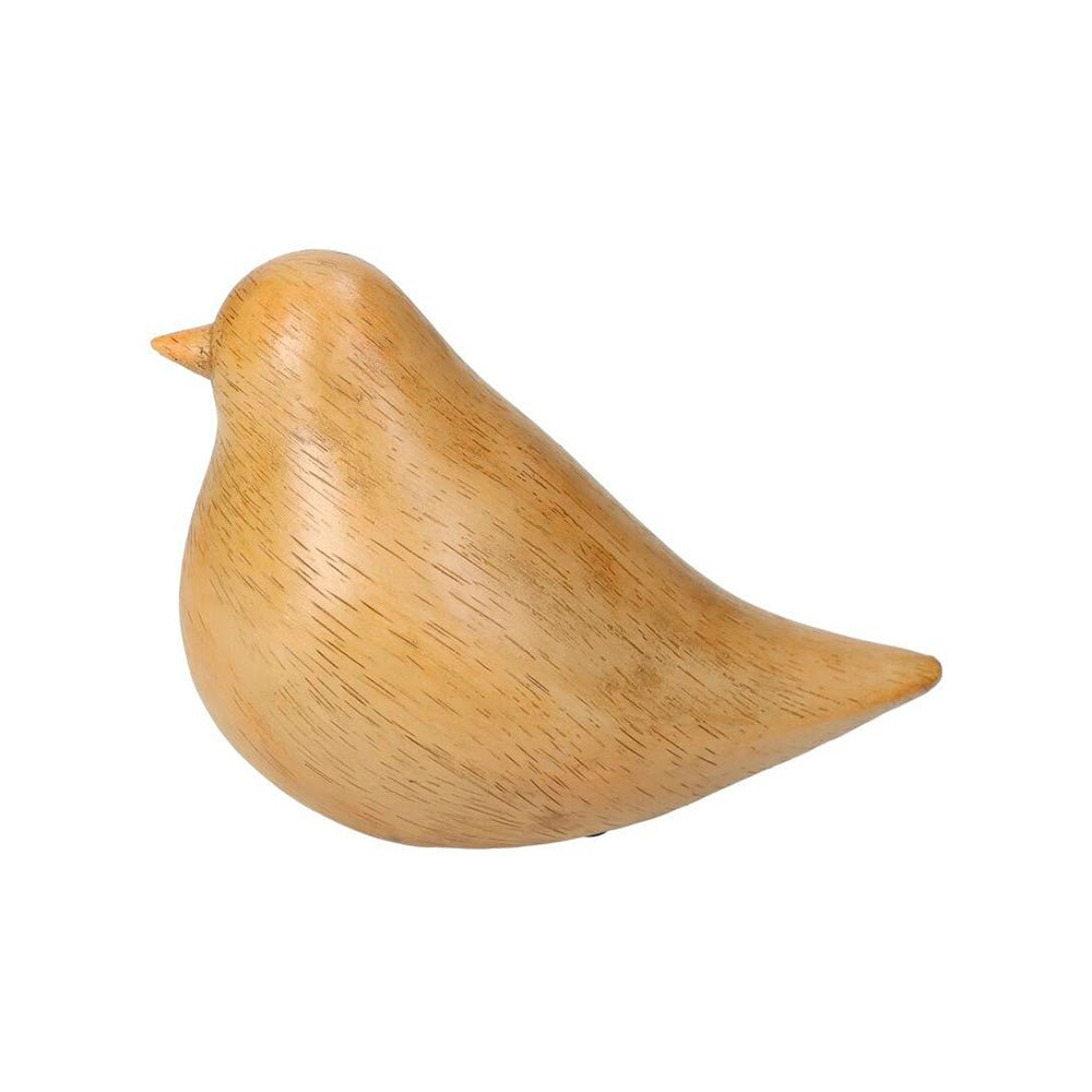 Oiseau ornemental beige L