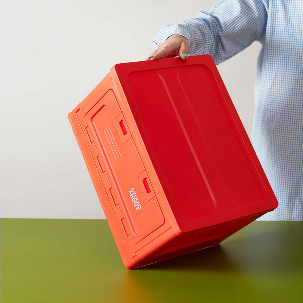 Boîte moyenne rouge