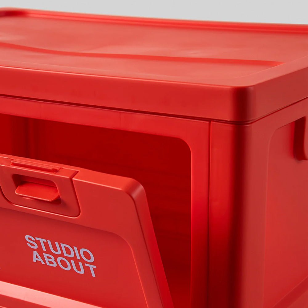 Boîte moyenne rouge