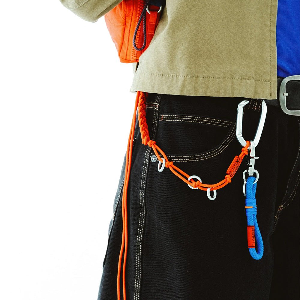 Braided Keychain Off White