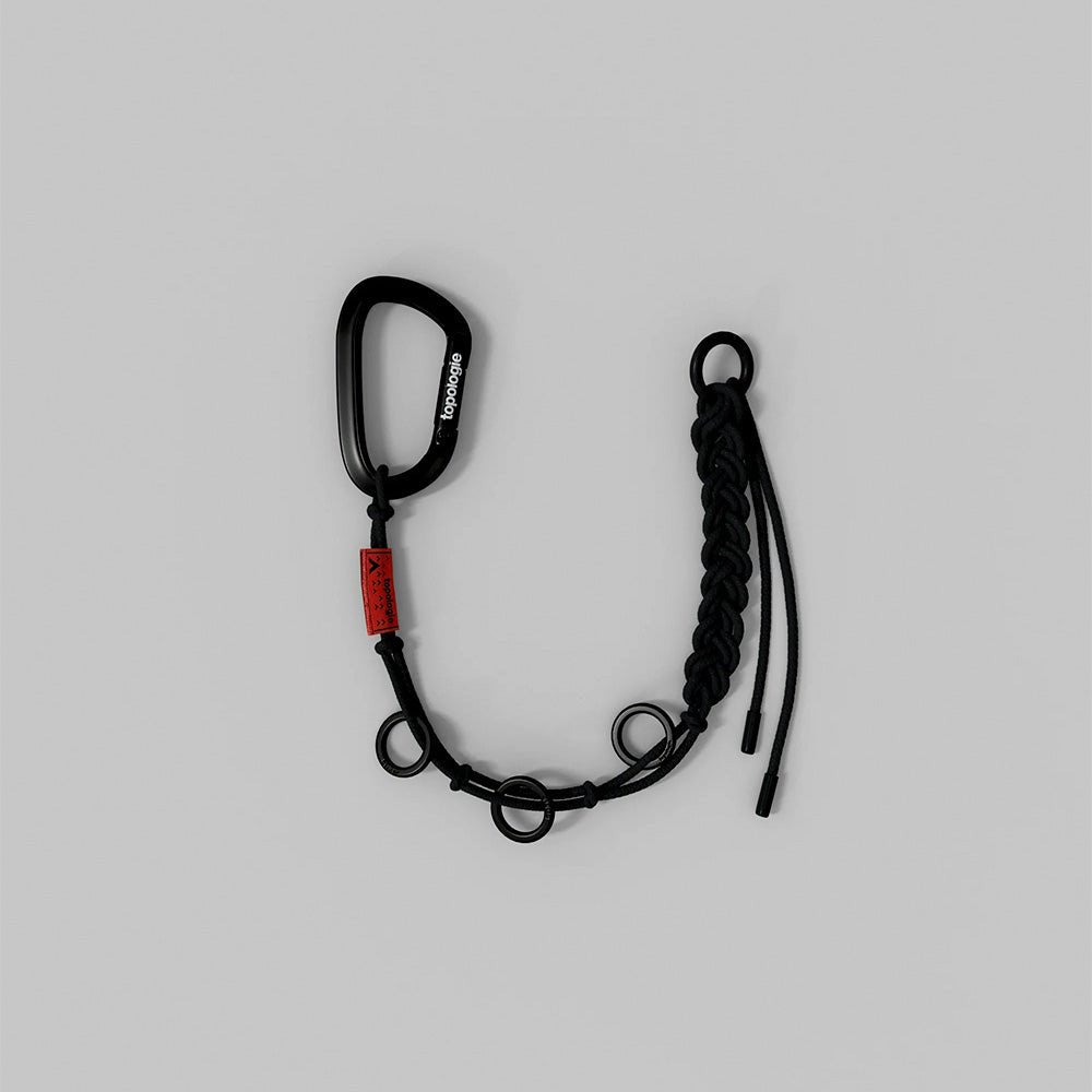 Braided Keychain Black