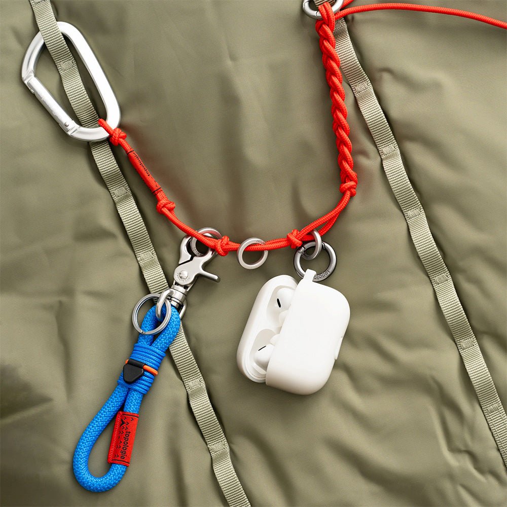 Braided Keychain Black