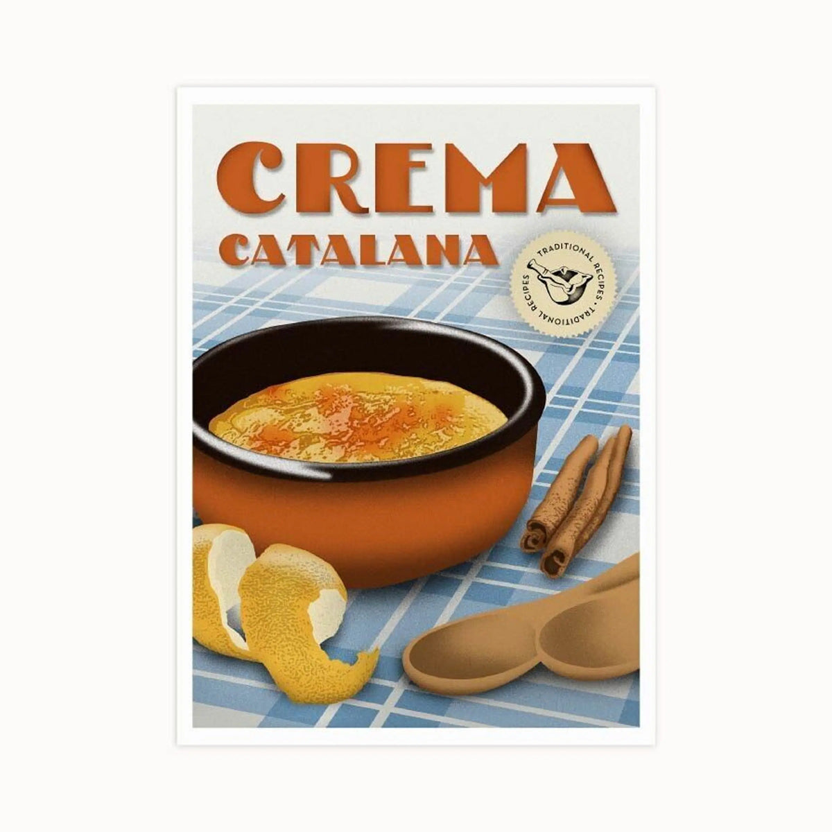 Carte postale Recettes traditionnelles espagnoles