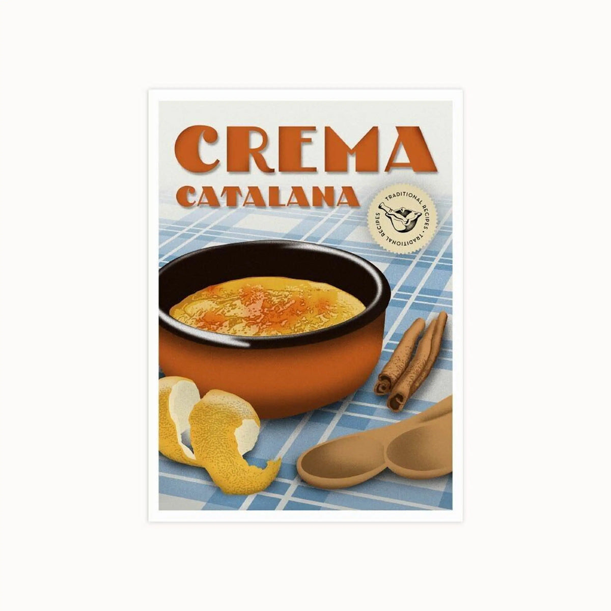 Carte postale Recettes traditionnelles espagnoles
