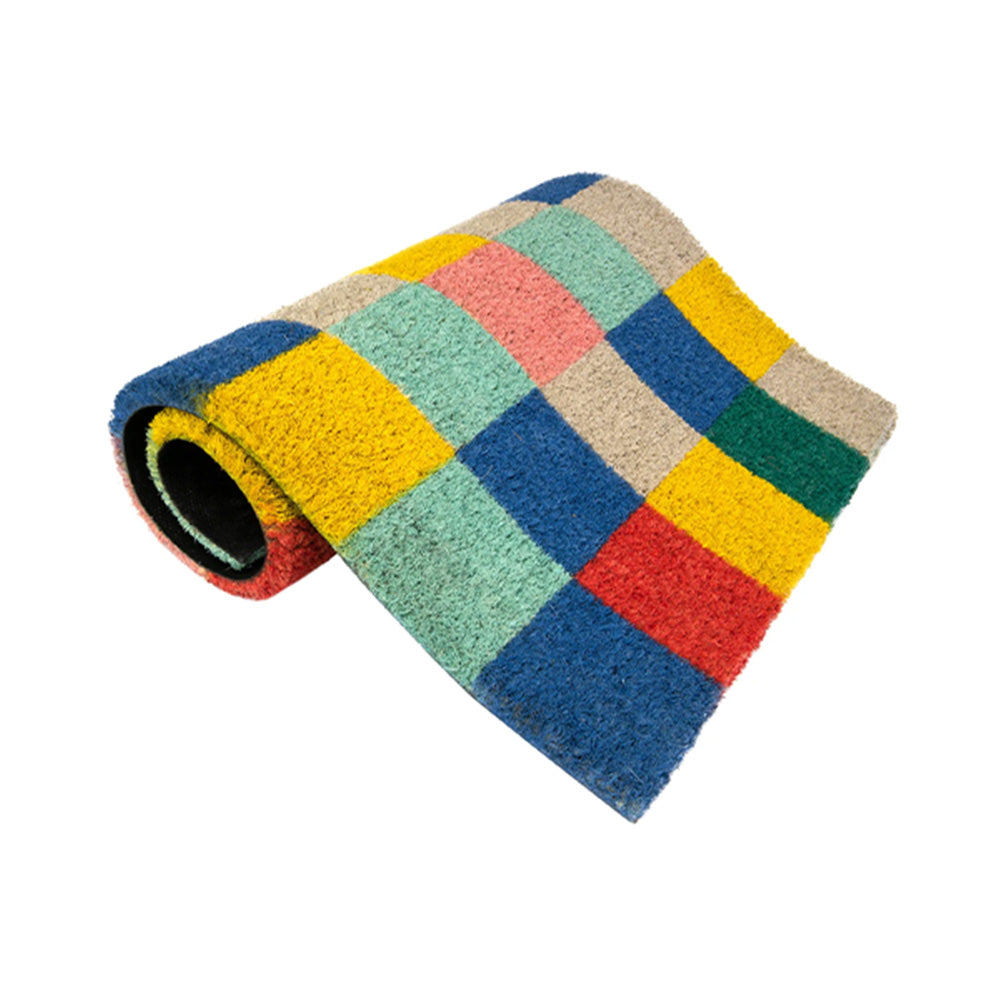 Felpudo Cuadrados Multicolor