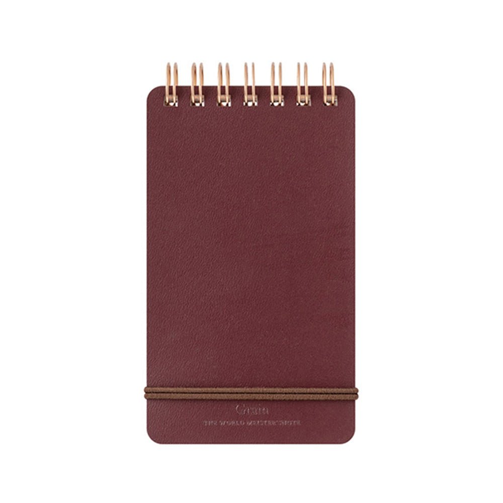 Cahier à spirale WM Grain Rouge