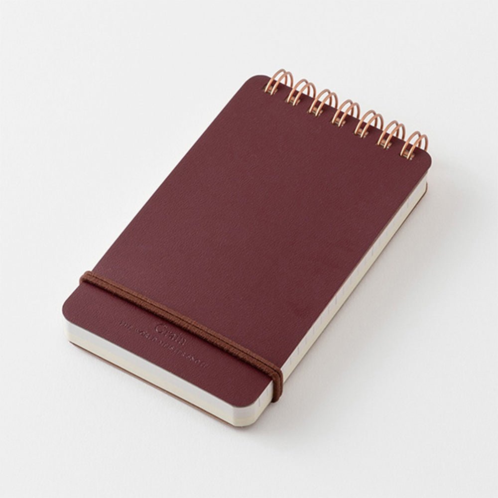 Cahier à spirale WM Grain Rouge