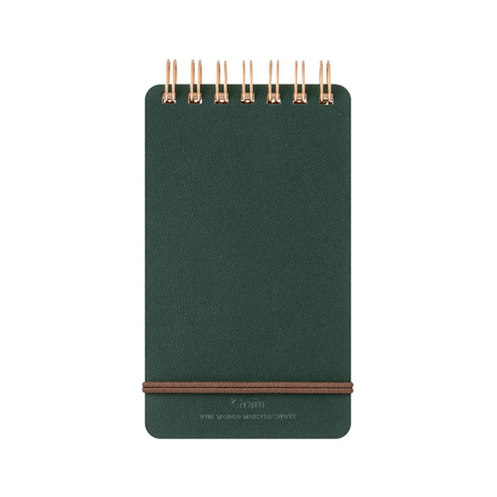 Cahier à spirale WM Grain Vert